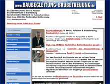 Tablet Screenshot of baubegleitung-baubetreuung.de